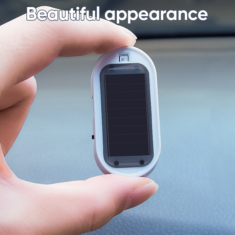 GuardBlink | Zonne-energie Auto Alarm Waarschuwingslamp – Anti-diefstal LED Beveiligingsknipperlicht