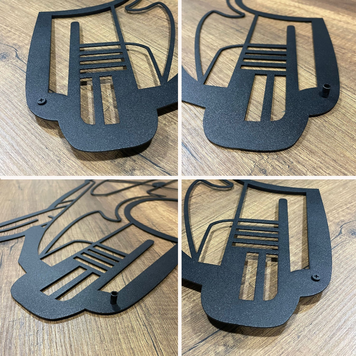 SteelRide | M3 Metalen Auto Muurkunst - Lasergesneden Stalen Auto Silhouet Muurdecoratie