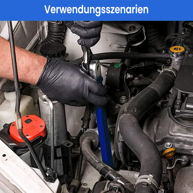 TorqueReach | Zware lange verlengmoersleutel met offset - klein bereik, hoog koppel