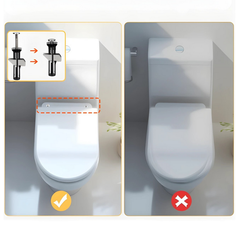 BoltMate | Universele toiletbrilbouten- en schroevenset – Duurzame badkamerbeslag voor een veilige bevestiging