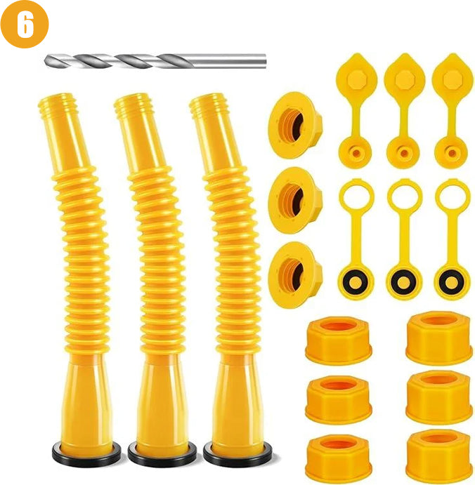 Nozzix | Geüpgradede Brandstofkan Tuit – Flexibele HDPE Tuit, Universele Vervanging