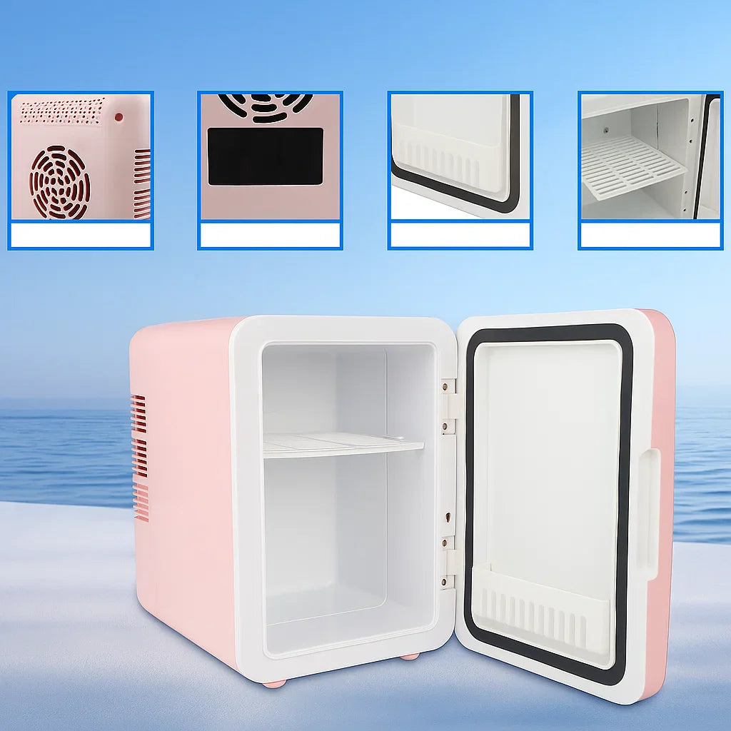 IcyPod | Draagbare USB-minikoelkast – Koelkast voor op het aanrecht met vriesvak, compact