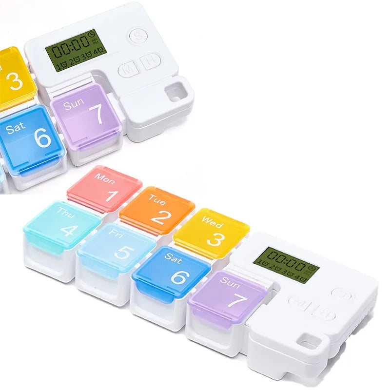 SmartDose | Slimme Elektronische Weekelijkse Pillendoos – 7-daagse Alarm Pillendoos
