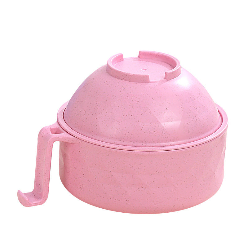 SavorCup | Magnetron Ramen Kom met Deksel & Handvatten - Instant Noodle Cooker, BPA-vrij