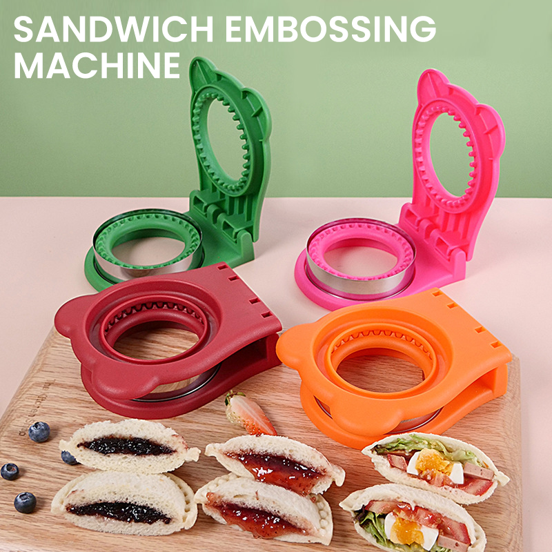SandwichMate | Sandwich Snijder & Sealer – Roestvrijstalen Snijring, Broodkorstloze Sandwichvorm