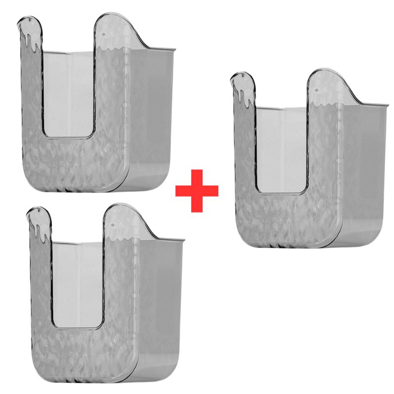 WipeNook | Boorvrije wandhouder voor tissues en doekjes - eenvoudige installatie, ruimtebesparend ontwerp