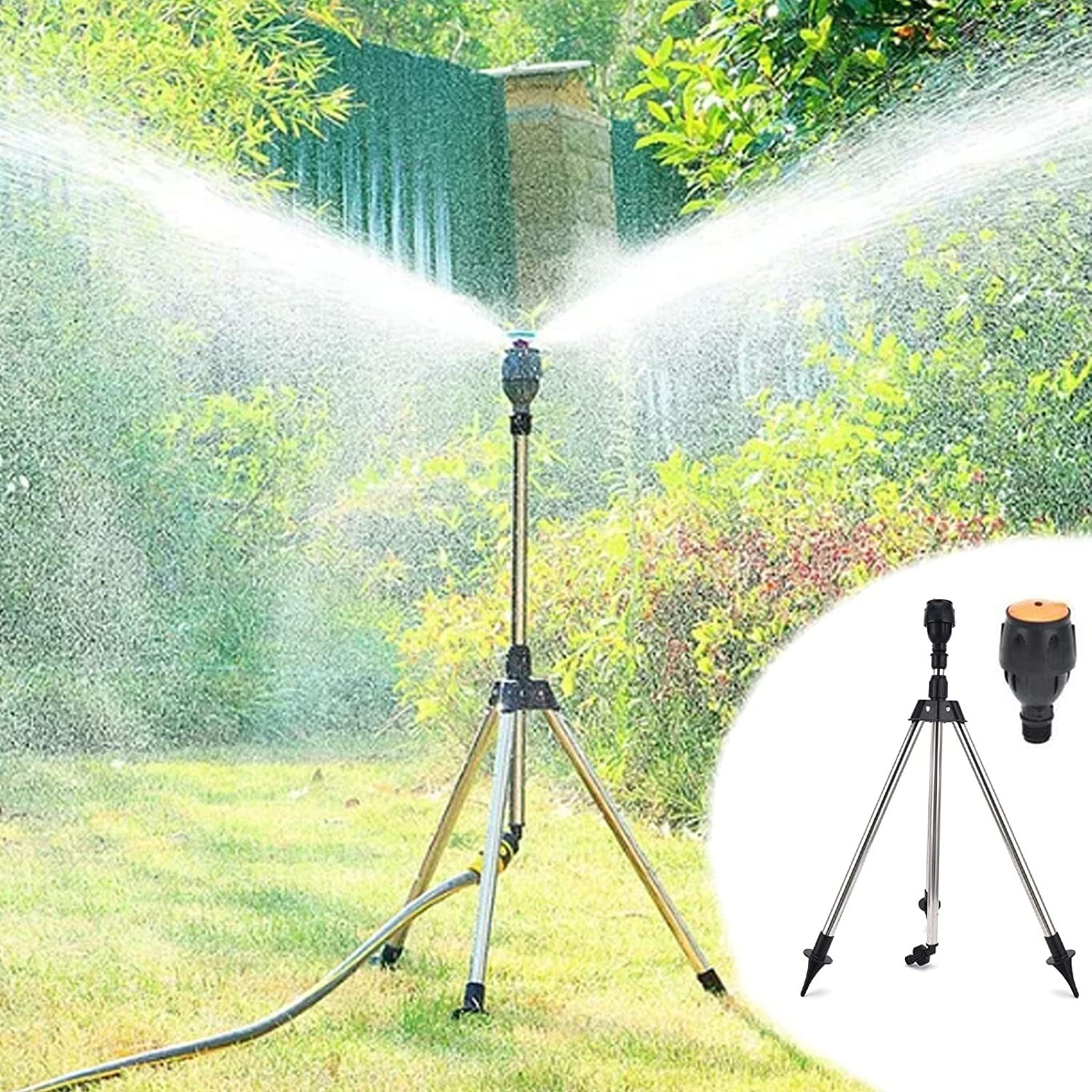 HydroSpin | Automatische roterende gazonsproeier - 360° tuinbewateringssysteem