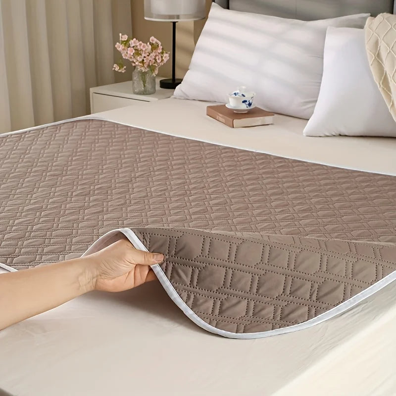 SleepSafe | Gewatteerde waterdichte bedbeschermer – wasbaar, antislip en herbruikbaar