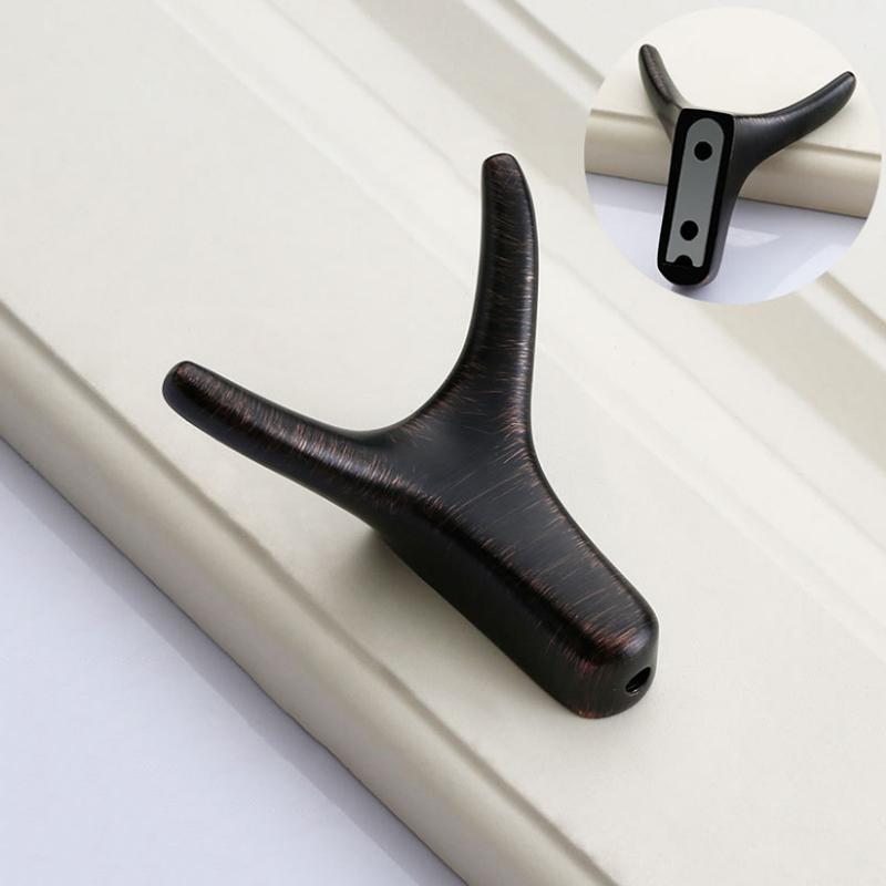 EliteHook | Hoorn Wandhaken – Elegante Mini Kapstokhaken, Metalen Wanddecoratie