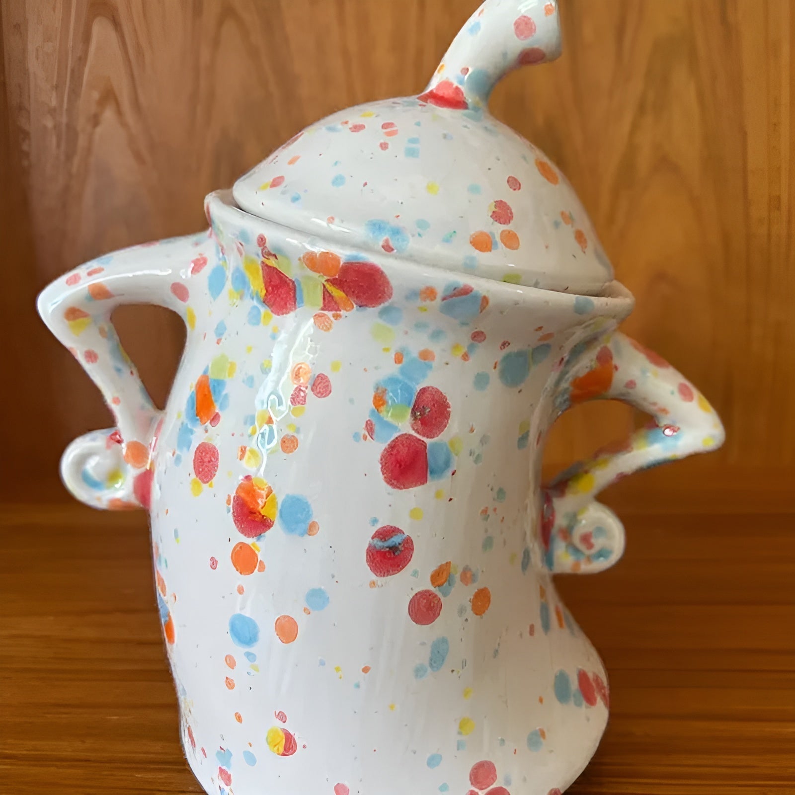 QuirkyJar | Opbergpot met deksel - Grillige decoratieve keuken- of schapcontainer