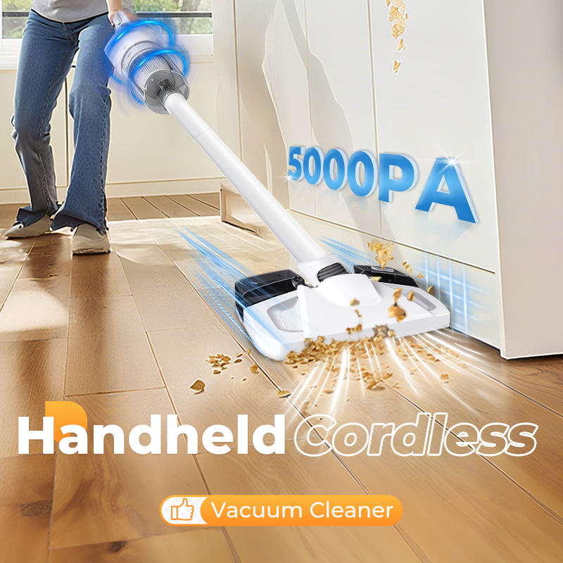 EasyVac | Draadloze handstofzuiger – Lichtgewicht, draagbaar en krachtige zuigkracht