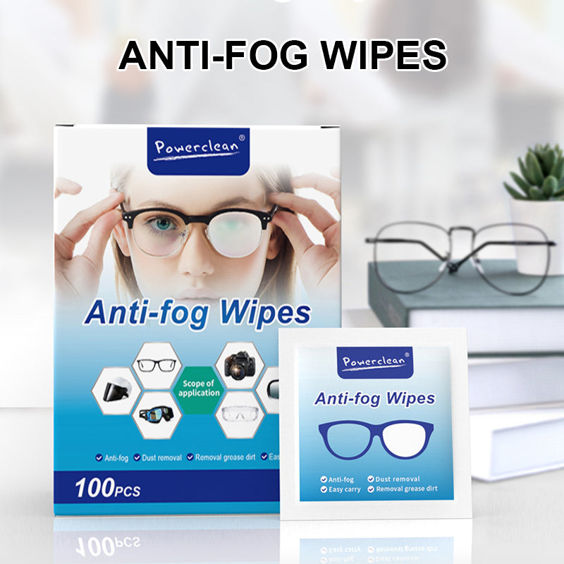 PureSight | CrystalClear Anti-Fog Lensdoekjes (100 stuks) – Streepvrije reiniging voor brillen