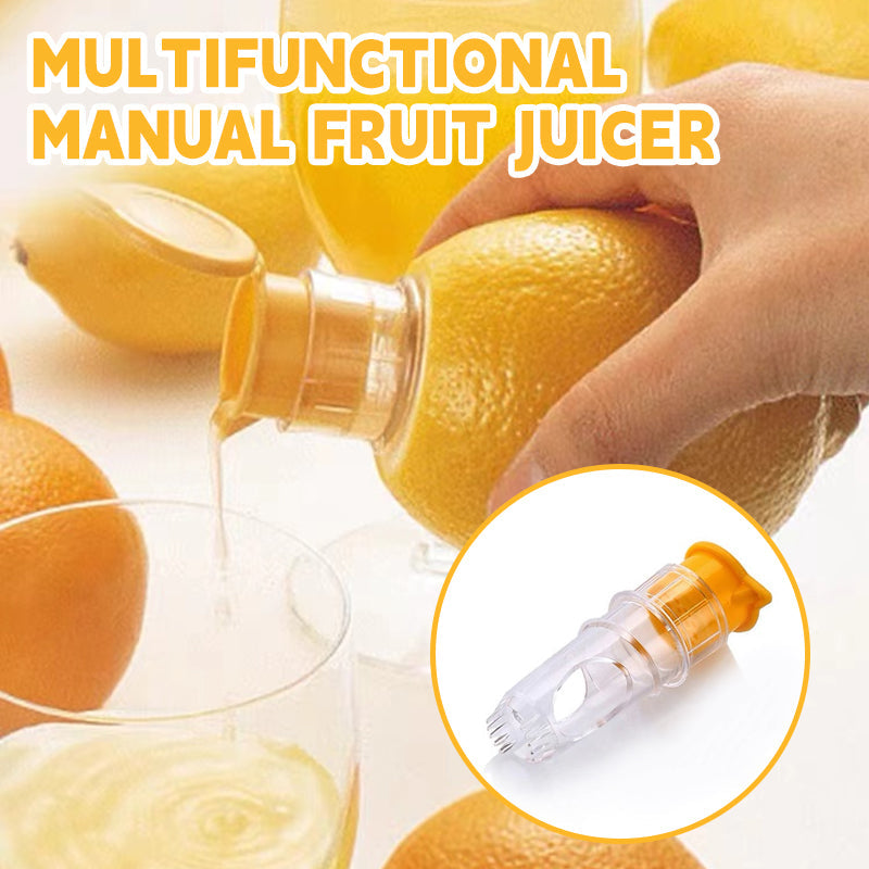 JuiceMaster | Multifunctionele handmatige fruitpers – sapcentrifuge voor citrusvruchten, appels en bessen
