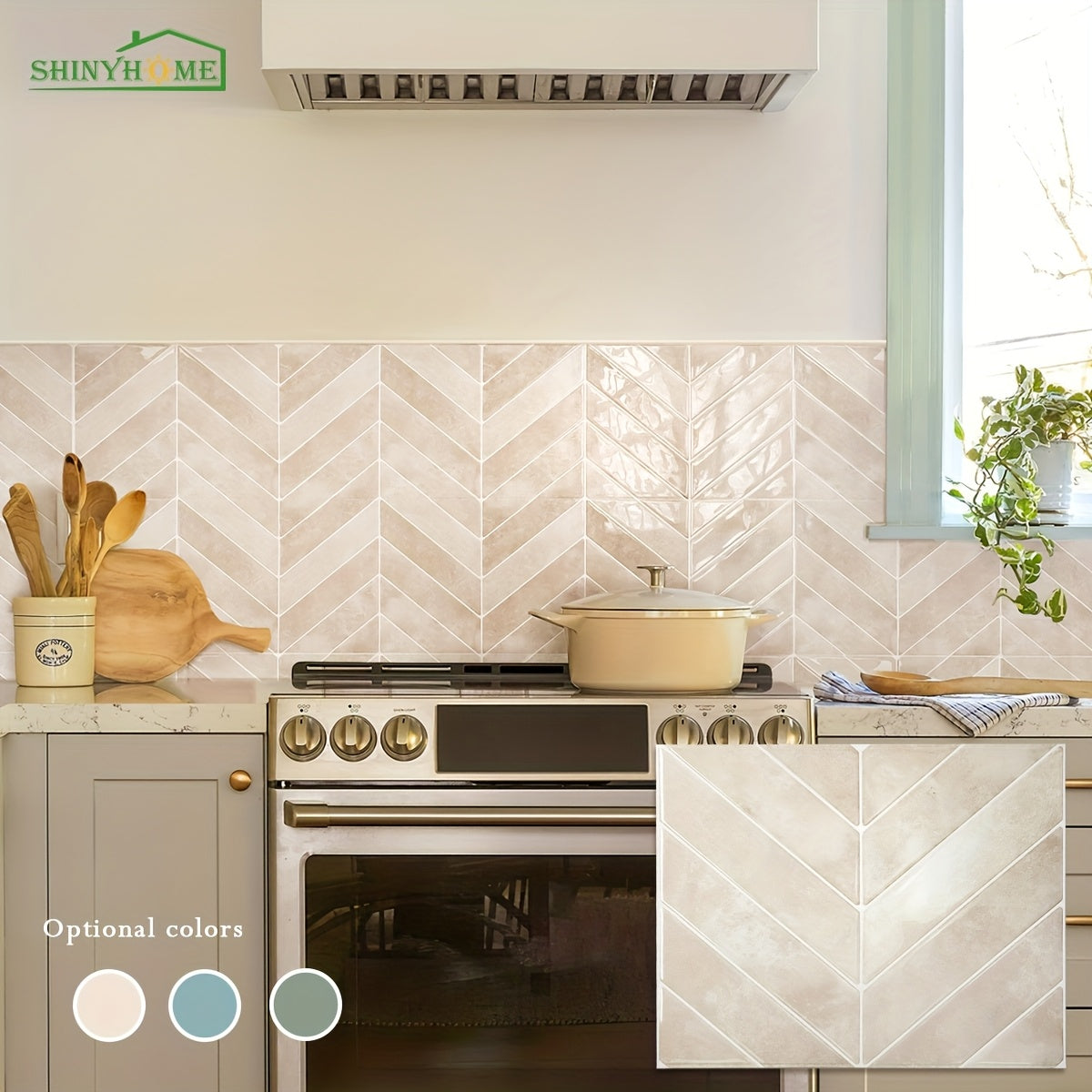 GeoTile | 3D Peel & Stick Muurtegels - Waterdicht, Oliebestendig PU Achterwand voor Keuken & Badkamer