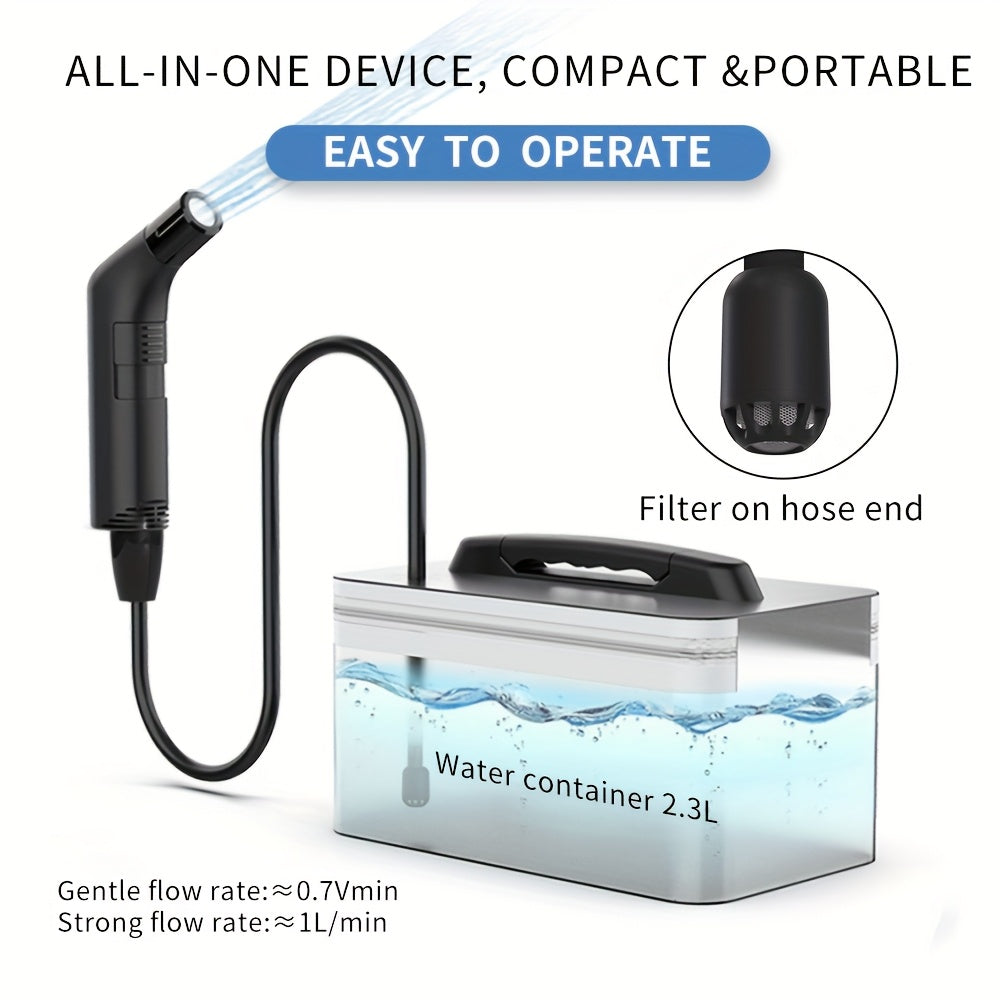 BidetGo | Draagbaar elektrisch bidet - Oplaadbaar reisbidet met 2.3L tank