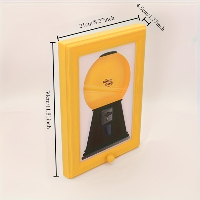 CandyFrame | Fotolijst voor aan de muur met ingebouwde snoepautomaat - decoratieve opslag en display in één