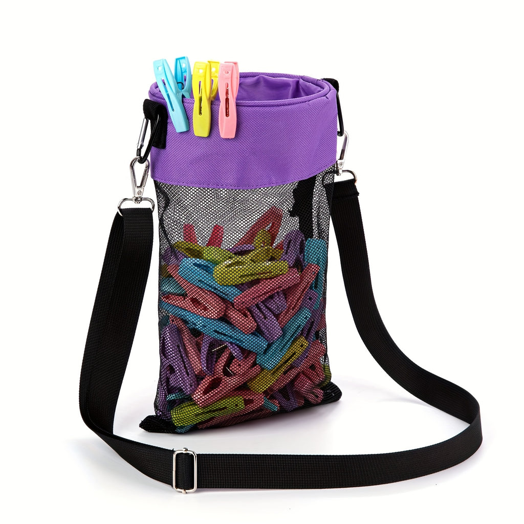 MeshNest | Ademende mesh opbergtas voor kleding met haken