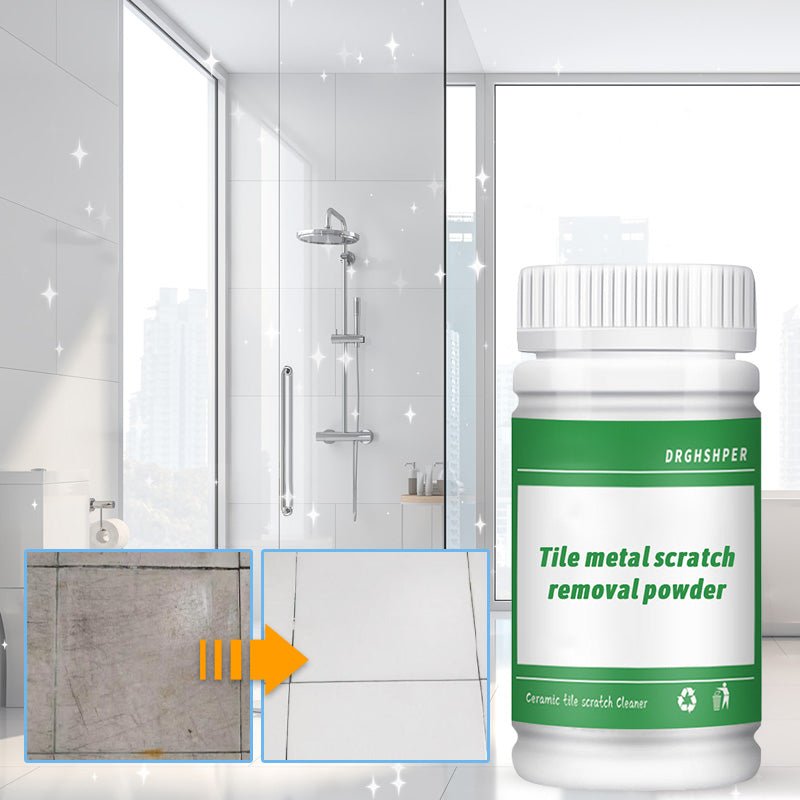 TileRevive | Tegel Metaal Krassenverwijderingspoeder – Herstel en laat vloeren glanzen, verwijder zwarte en grijze krassen