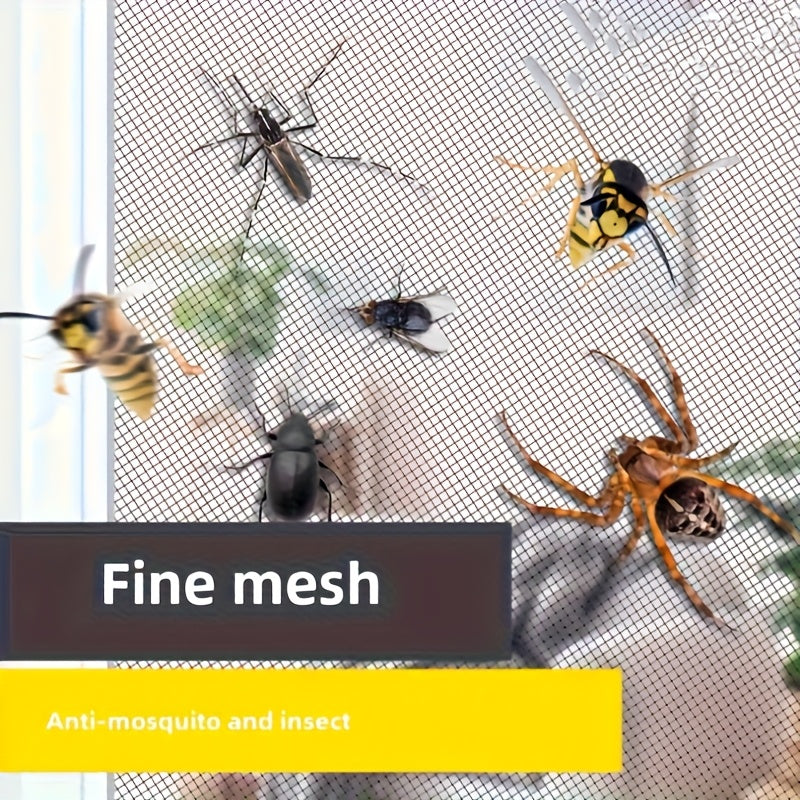 MagnetMesh | Magnetisch Raamscherm - Niet Boren, Verstelbaar & Aanpasbaar Insectengaas, Ademende Bescherming tegen Vliegen