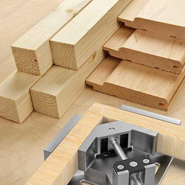 AxisClamp | 90° haakse klem – verstelbare houder voor hout, metaal en glas, aluminiumlegering