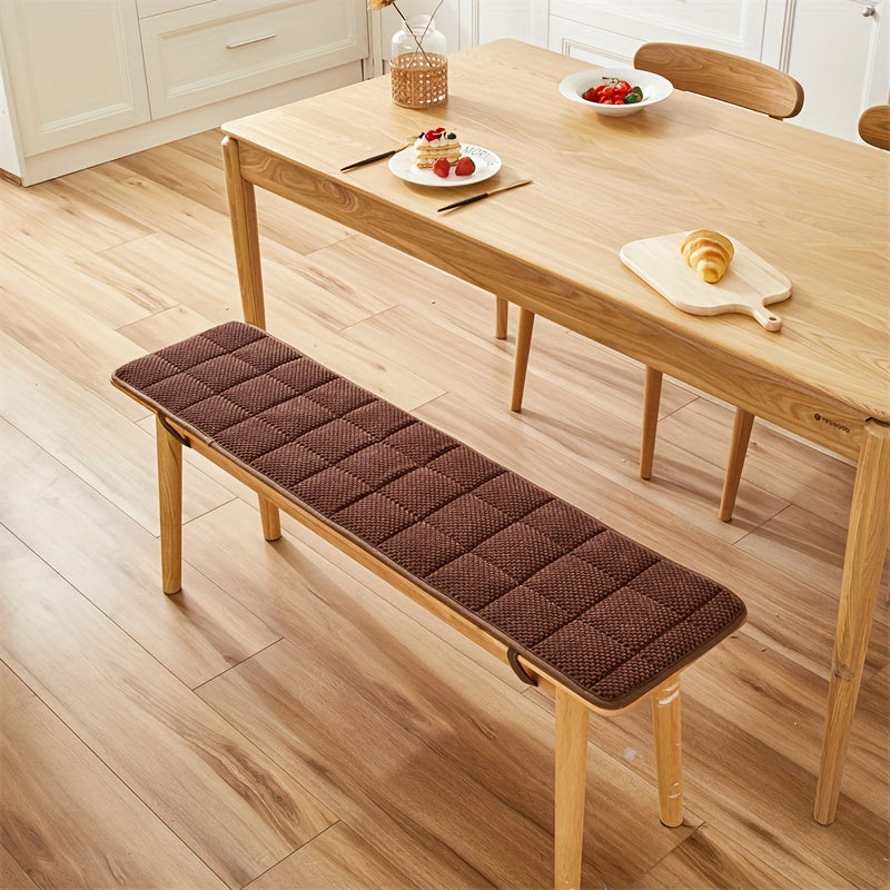 LineaSeat | Geometrisch Bankkussen – Verdikt Lang Zitkussen, Gewatteerd Stoelkussen