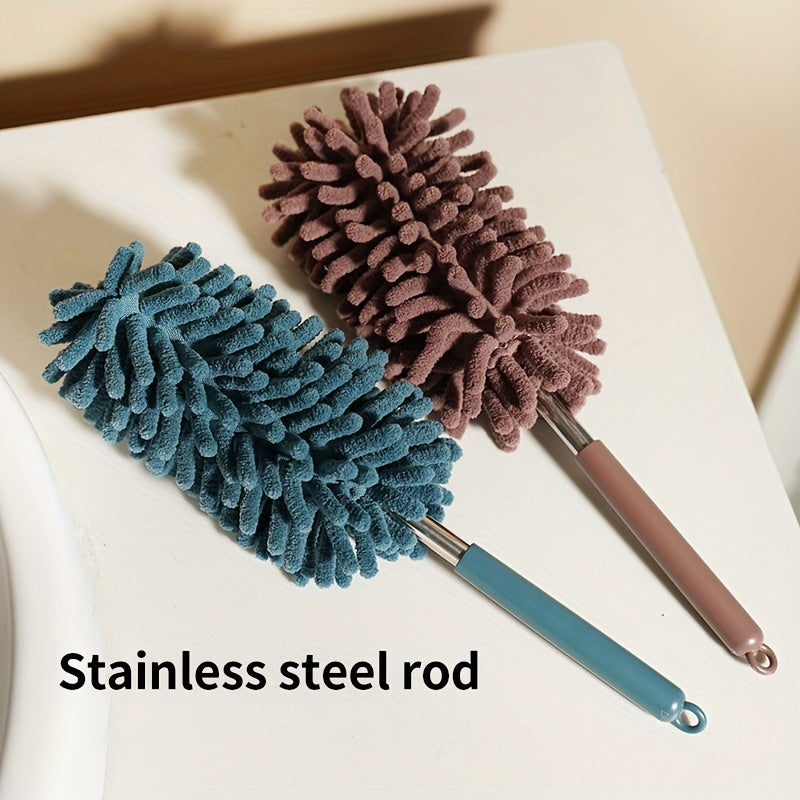 FluffSwipe | Telescopische Microfiber Chenille stofdoek - Uitschuifbaar, Flexibel