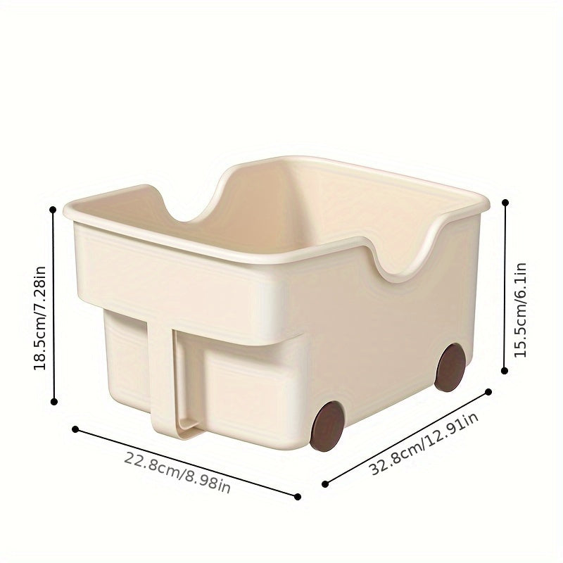 StoreMate | Kunststof opbergbakken met handgrepen – Open organizer manden