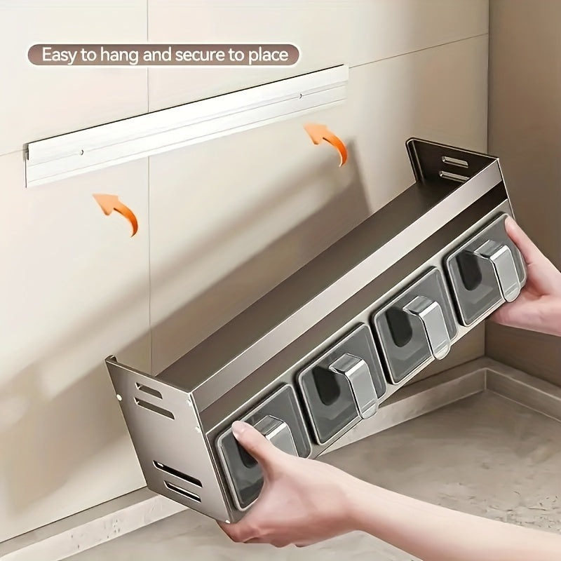 SpiceRack | Grote uittrekbare kruidenrek-organizer – Roestbestendige aluminium kastplank