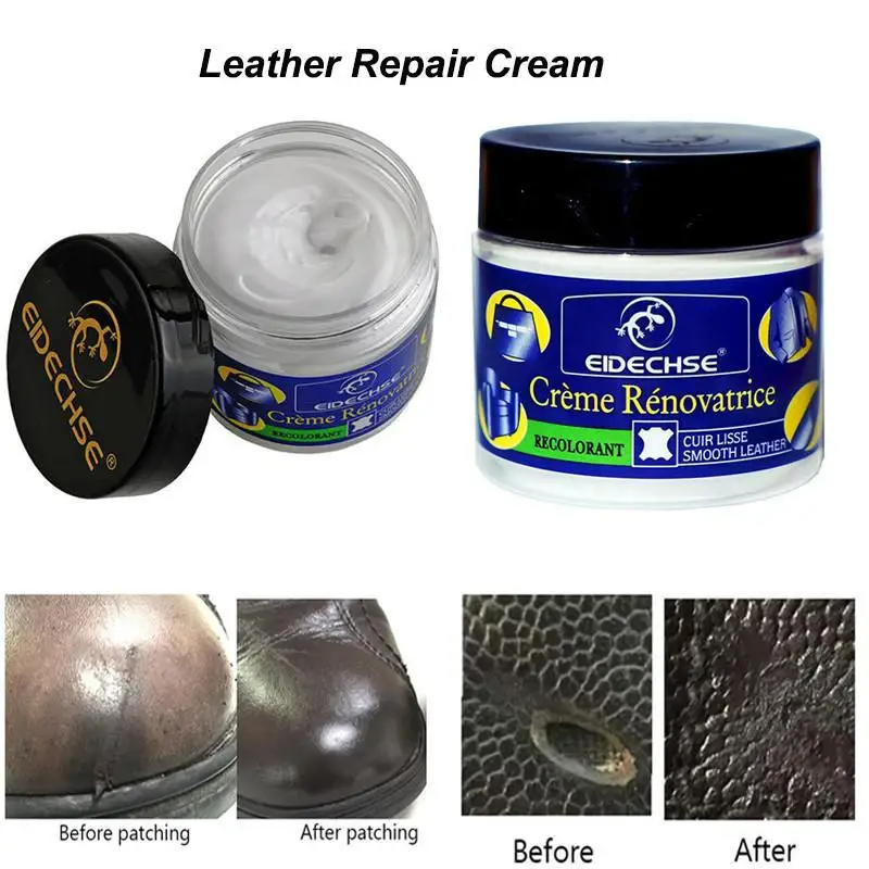 LeatherAid | Zelfklevende Leather Repair Patch - Repareer Krassen, Scheuren & Gaten op Sofa, Autostoel, Jas, Tas