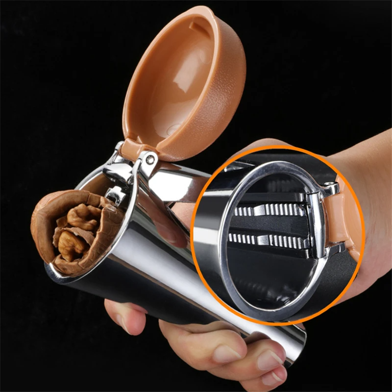 NutBurst | Heavy-Duty Walnootopener - Verstelbaar Notenkraker Gereedschap voor Walnoten, Hazelnoten & Pecannoten