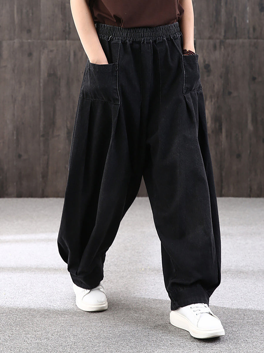 Yalira | Dames Baggy Jeans – Casual Losse Pasvorm, Zachte Denim, Comfortabele Broek