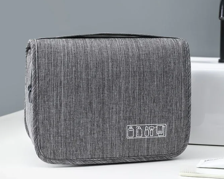 PackPerch | Hangende toilettas – reisorganizer, waterdicht, meerdere vakken, toilettas