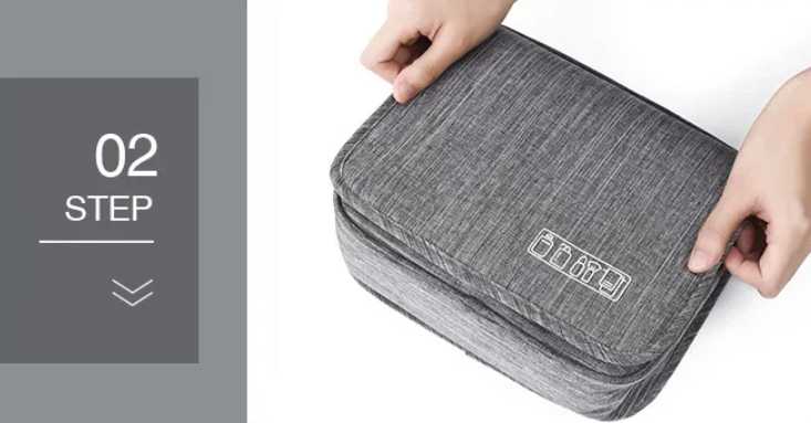 PackPerch | Hangende toilettas – reisorganizer, waterdicht, meerdere vakken, toilettas