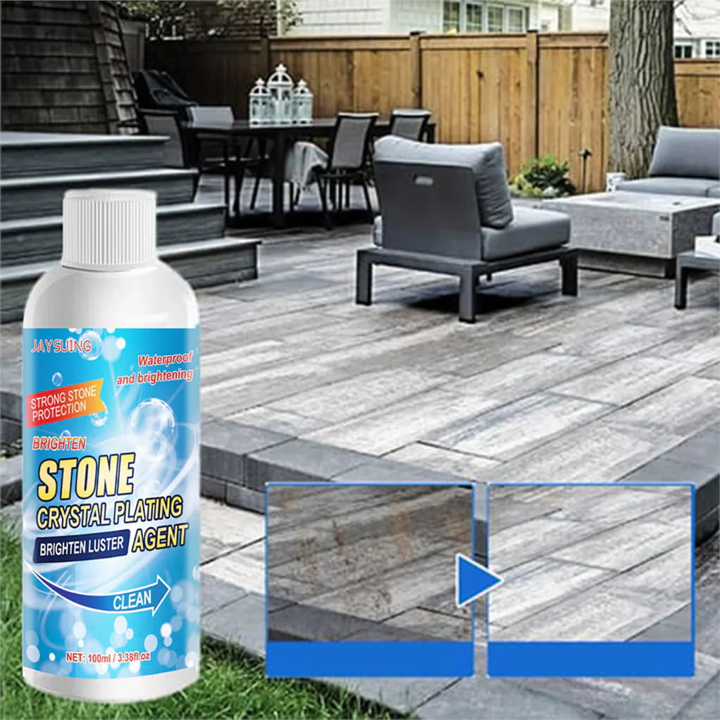 PolishPro | Steen nano-kristalcoating & polijstmiddel – 100 ml Reinigingsmiddel voor straatstenen