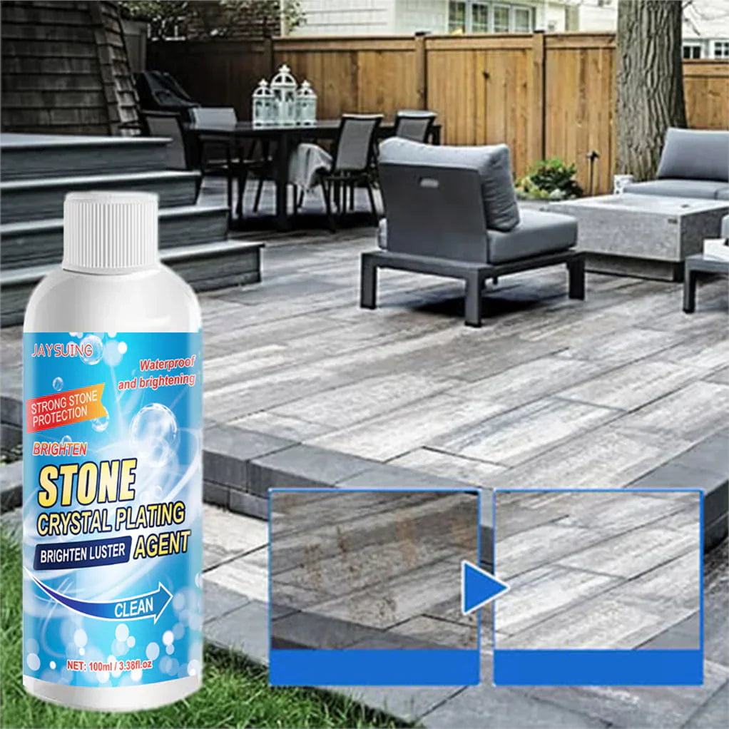 PolishPro | Steen nano-kristalcoating & polijstmiddel – 100 ml Reinigingsmiddel voor straatstenen