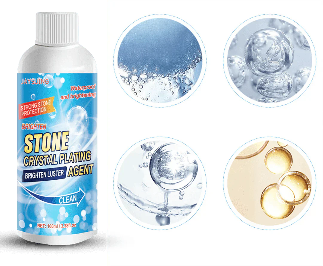 PolishPro | Steen nano-kristalcoating & polijstmiddel – 100 ml Reinigingsmiddel voor straatstenen