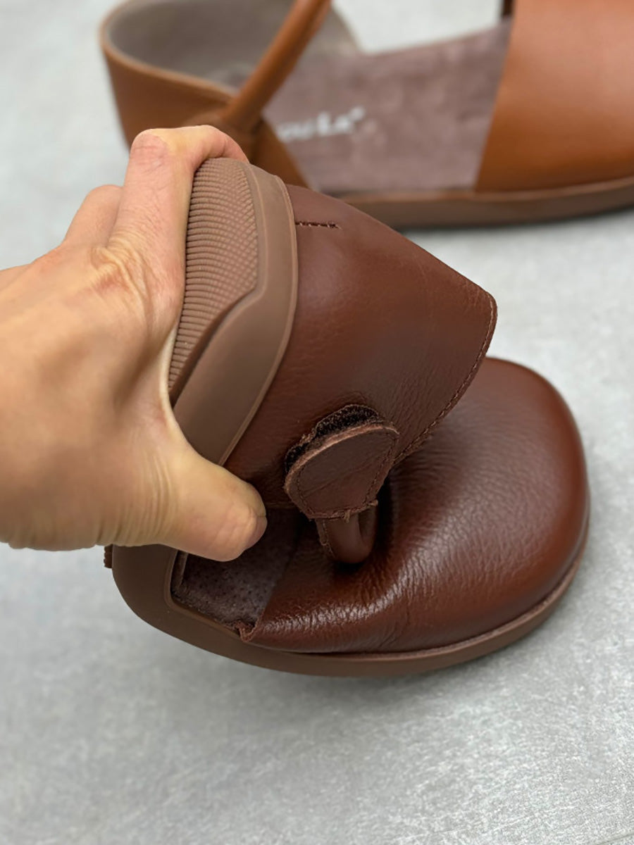 Solenne | Dames leren ballerina’s, comfortabele casual schoenen