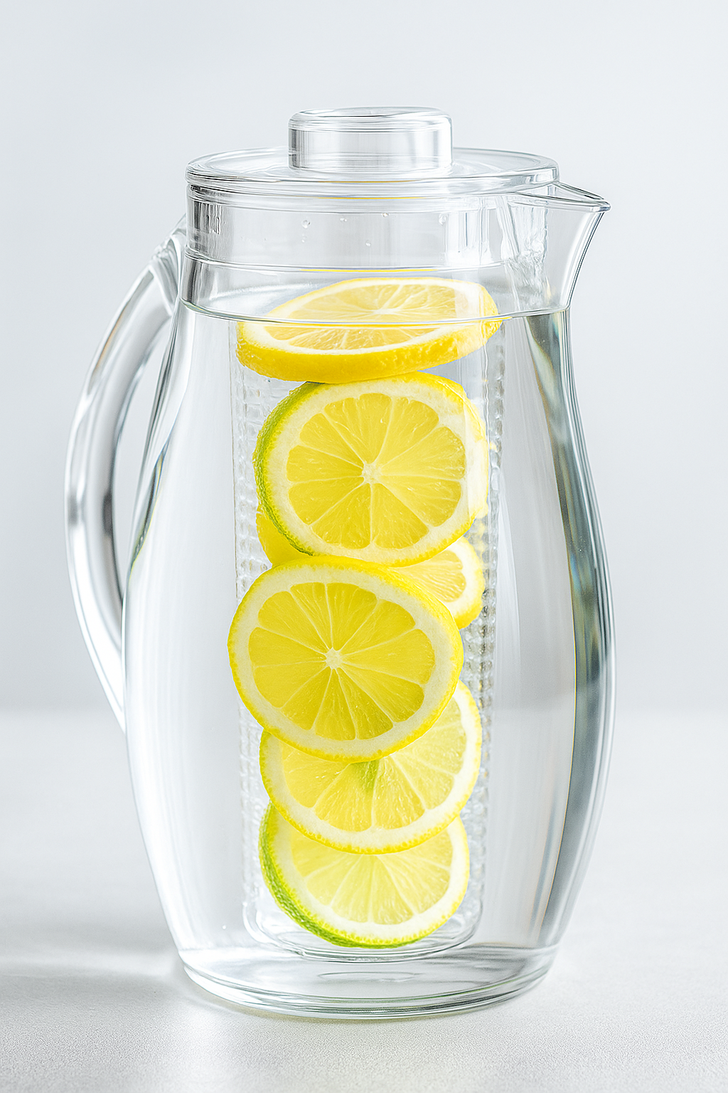Fruvia | Waterkan met Fruit Infuser – Gezond Water Maken met Fruit, Kruiden & IJs