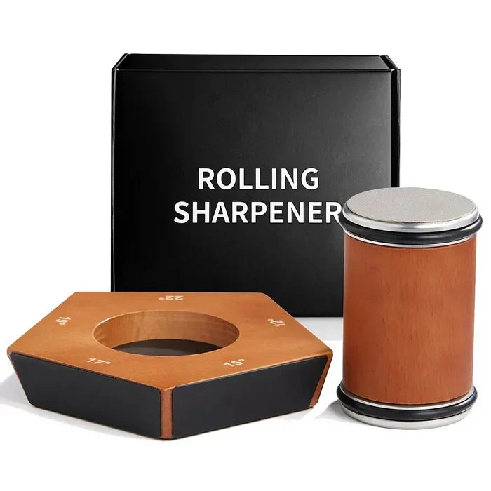 BladeRoll | Handmatige Diamant Messenslijper - Compact Rolontwerp, Handheld Slijphulpmiddel
