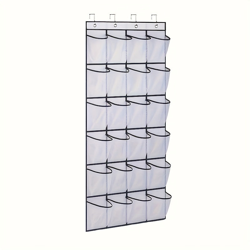 ShoeCaddy | Over-de-Deur Schoen Organizer met 24/35 Grote Gaaspockets – Hangende Schoenenrek