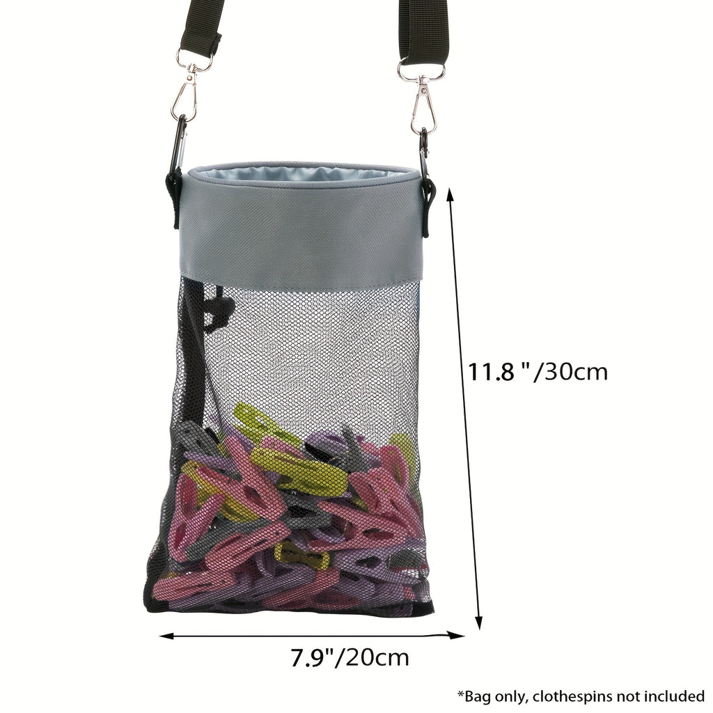 MeshNest | Ademende mesh opbergtas voor kleding met haken