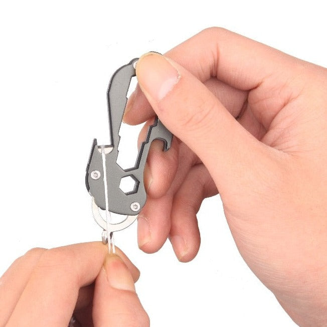 Handy8 | 8-in-1 Sleutelhanger Tool – Multifunctionele Mini Reparatie Tool, Compact & Draagbaar