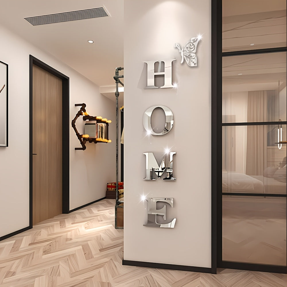 LumiFlutter | Elegante acryl vlinder muurstickers met glans – Decoratie voor thuis en op kantoor