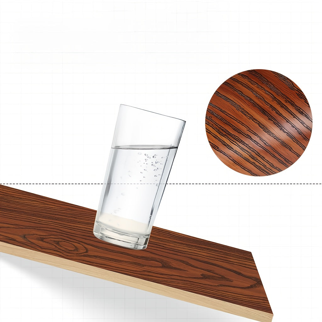 WoodWrap | Vinyl vensterbanksticker – imitatie houtnerf, krasbestendig, decoratieve randafdekking