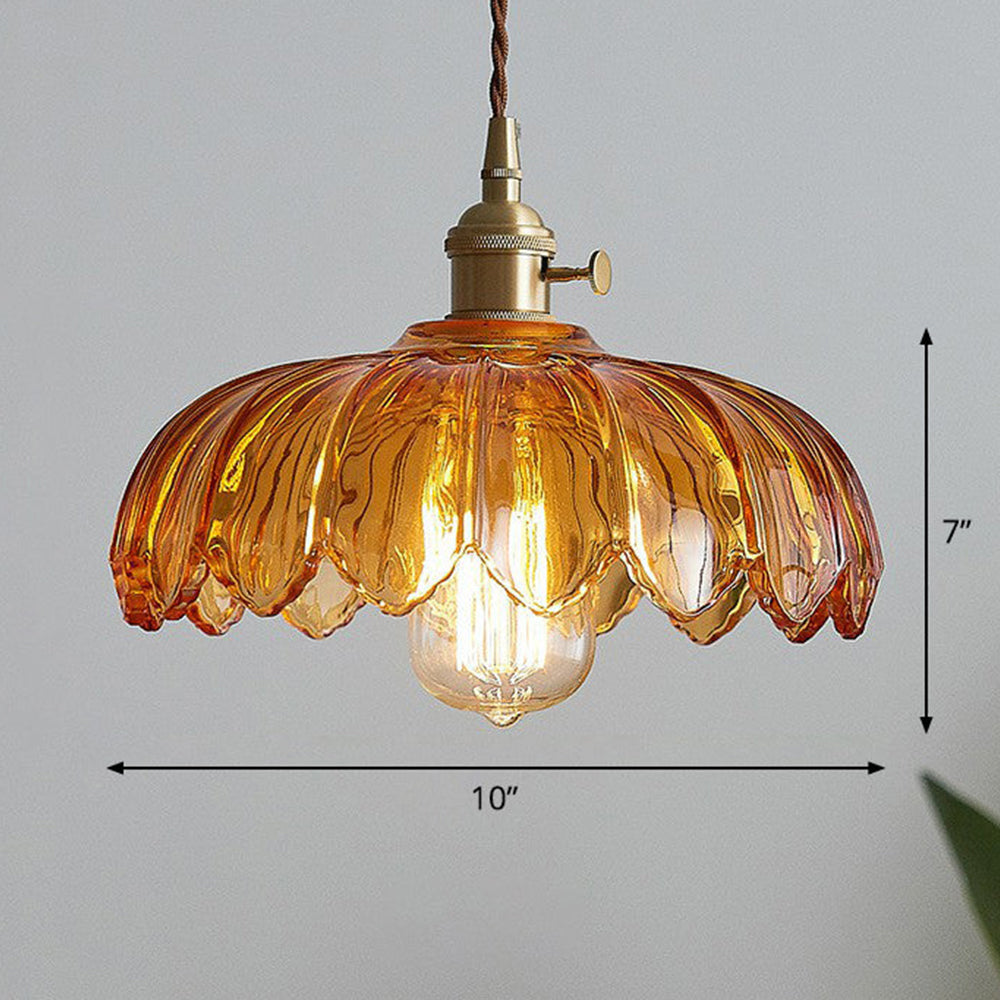 Chrysalis | Vintage Bloemen Hanglamp - Elegante Verlichting voor Retro en Hedendaagse Ruimtes