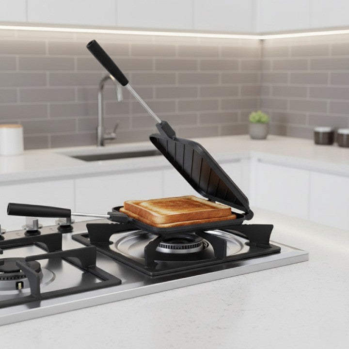 ToastFlip | Sandwichgrill met dubbele antiaanbakplaat – Flip Pan Toaster