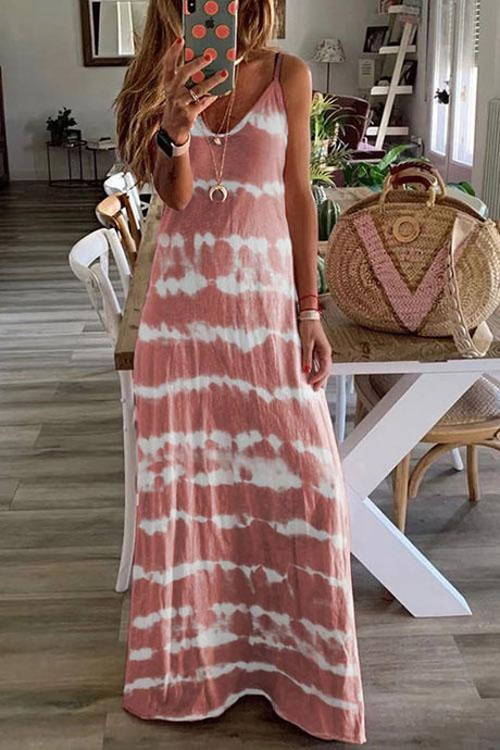 Olya | Elegante lange jurk voor dames – vloeiende maxi jurk voor strand