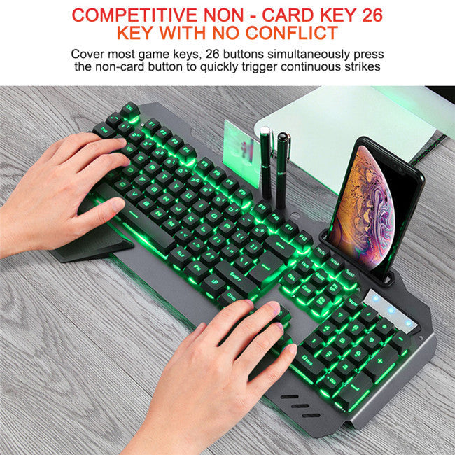 MechX | Pro Gaming mechanisch toetsenbord – bedraad, RGB-achtergrondverlichting en ultrakrachtig voor pc en laptop