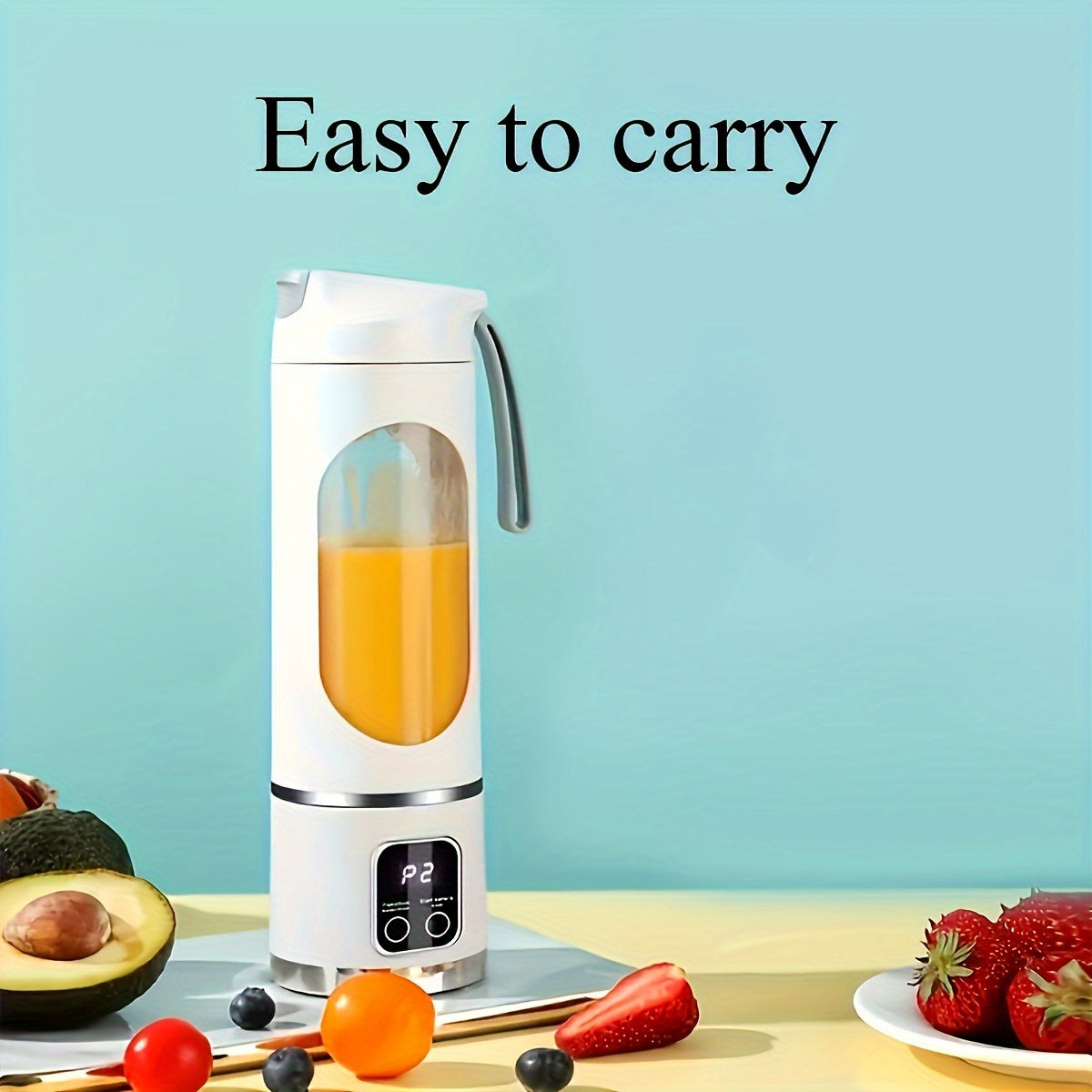 PortaBlend | Draagbare USB-oplaadbare blender & citruspers - ideaal voor smoothies, milkshakes en eenvoudig schoonmaken