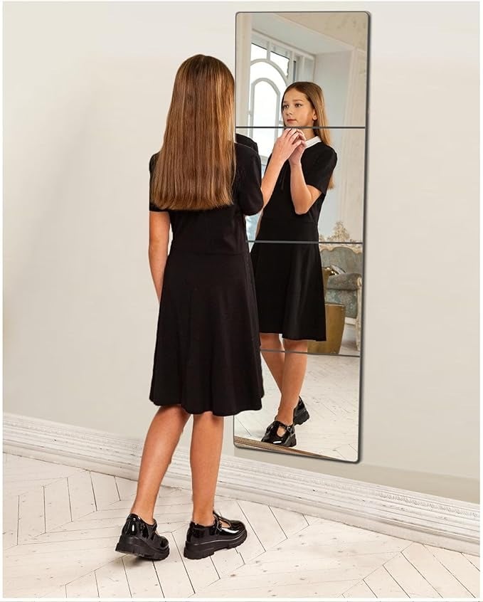 Reflekt | Acrylmuurspiegels - Lichtgewicht Shatterproof Decoratieve Spiegelpanelen voor de Woondecoratie van de Muur
